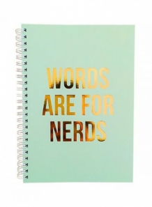 Notebook words are for nerds studio stationery